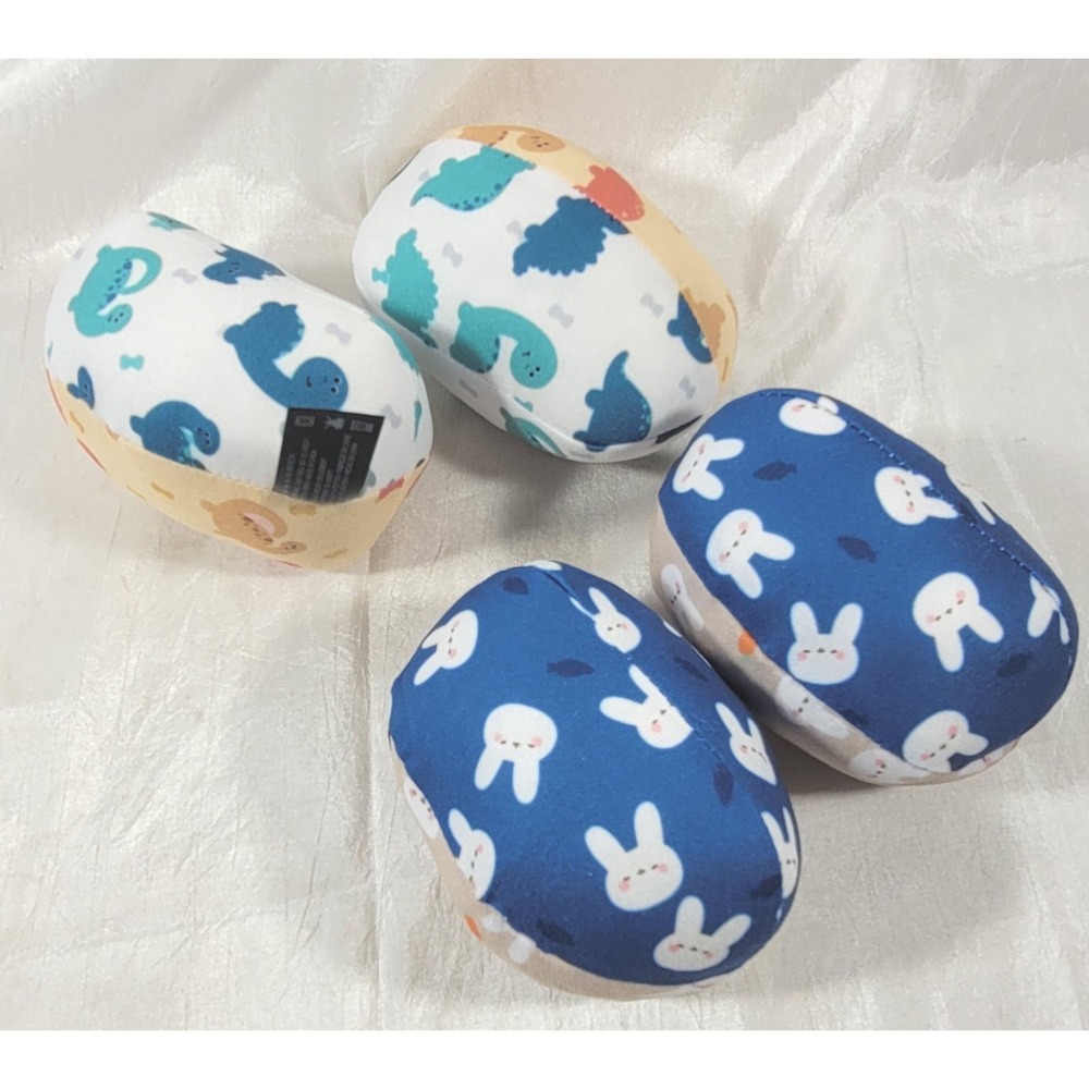 4 Replacement Balls for 4Moms Momaroo Mobile Toy - 2 Crinkles & 2 Jingles